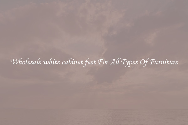 Wholesale white cabinet feet For All Types Of Furniture