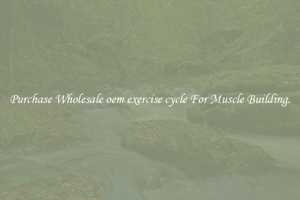 Purchase Wholesale oem exercise cycle For Muscle Building.