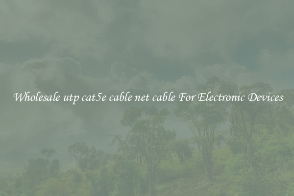 Wholesale utp cat5e cable net cable For Electronic Devices