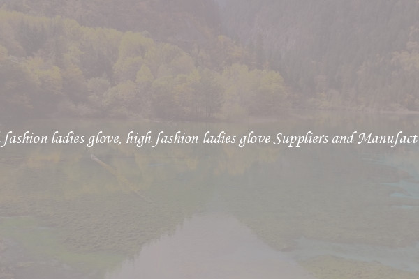 high fashion ladies glove, high fashion ladies glove Suppliers and Manufacturers