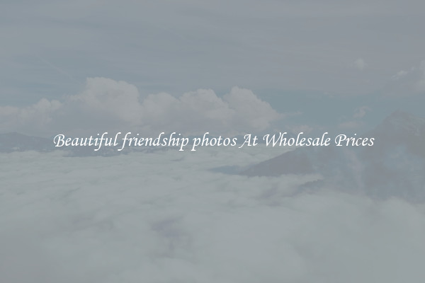 Beautiful friendship photos At Wholesale Prices