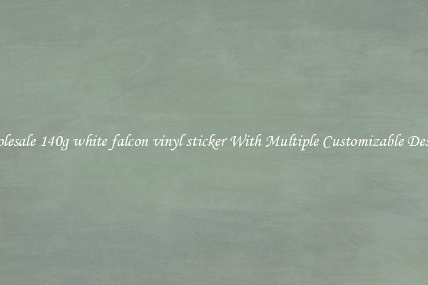 Wholesale 140g white falcon vinyl sticker With Multiple Customizable Designs