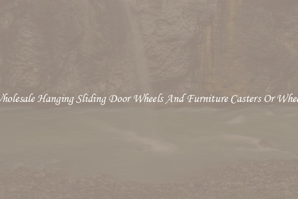 Wholesale Hanging Sliding Door Wheels And Furniture Casters Or Wheels
