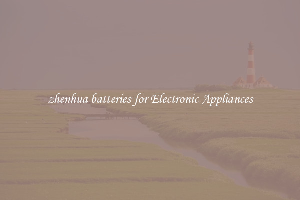 zhenhua batteries for Electronic Appliances