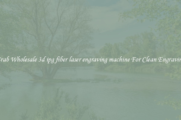 Grab Wholesale 3d ipg fiber laser engraving machine For Clean Engraving