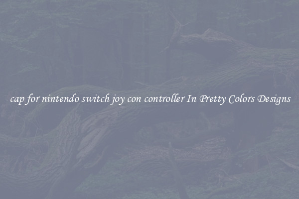 cap for nintendo switch joy con controller In Pretty Colors Designs